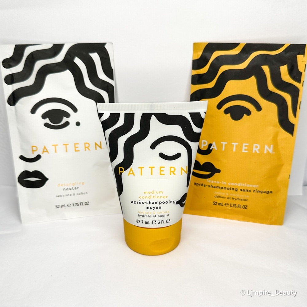 3 pc Pattern Travel Medium Conditioner, Leave in Conditioner & Detangling Nectar